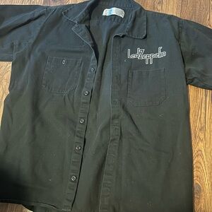 Led Zeppelin Vintage 2003 Y2K Button Down Shirt